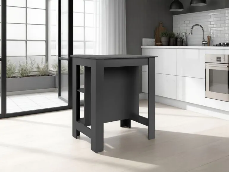 Ilot de cuisine ATLANTIS anthracite