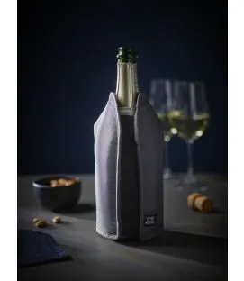 Rafraîchisseur isotherme conique gris Ø 14,4 cm 23,5x3x14,4 cm Frizz Peugeot Saveurs