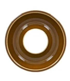 Couvercle rond bronze porcelaine vitrifiée Ø 13 cm Ashore Rak