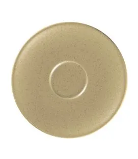 Sous tasse à espresso beige porcelaine vitrifiée Ø 12,5 cm Genesis Rak
