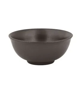 Bol brun porcelaine vitrifiée 16 cl Ø 10,5 cm Genesis Rak