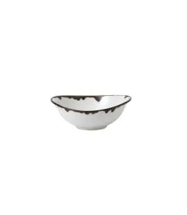 Bol à salade ovale blanc porcelaine vitrifiée 17,4 cm Harvest Dudson