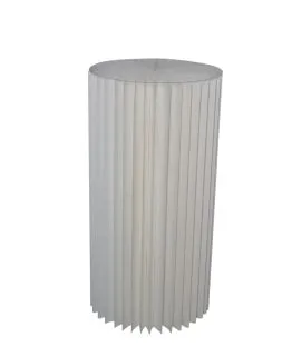 Présentoir blanc Ø 40 cm 100 cm Lelu (4 pièces)