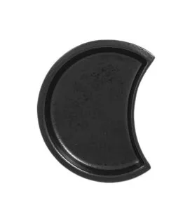 Couvercle noir porcelaine vitrifiée 12,5 cm Ashore Rak