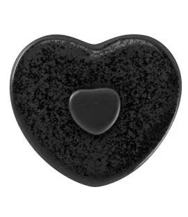 Couvercle pour sucrier noir porcelaine 8 cm Cliché Rak