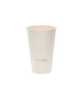 Gobelet blanc papier Ø 9 cm 40 cl City Earth Essentials (50 pièces)