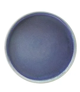 Assiette coupe plate rond nacre porcelaine vitrifiée Ø 27 cm Lilac Astera