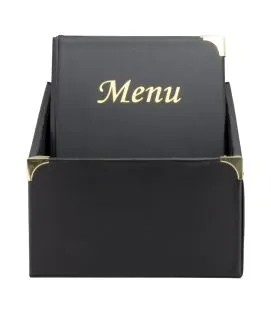Box pour protège-menu noir Basic Securit