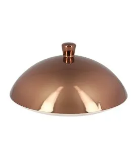 Cloche rond noir porcelaine vitrifiée Ø 13,6 cm Metal Fusion Rak