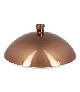 Cloche rond noir porcelaine vitrifiée Ø 15,5 cm Metal Fusion Rak