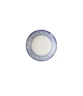 Assiette coupe creuse rond Moresque porcelaine vitrifiée Ø 25 cm Harvest Mediterranean Moresque Dudson