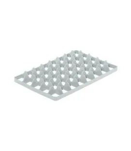 Séparateur bas 40 cases gris plastique 55,4x35,4x5,8 cm