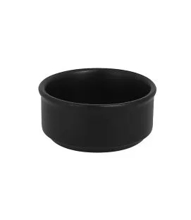 Ramequin rond noir porcelaine vitrifiée Ø 8 cm Neo Fusion Rak