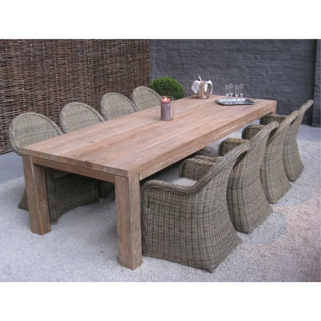 Table de jardin Darwin | 180 x 90 x 78 cm | Teck