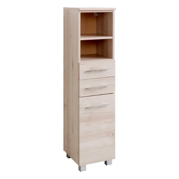 Armoire à colonnes Portofino | 30 x 35 x 117 cm | Beech Oak design