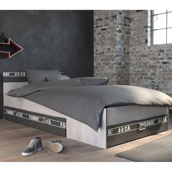 Ensemble de chambre d'enfant Fabric | Lit d'enfant avec tiroirs de rangement