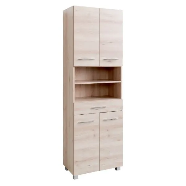 Armoire de rangement polyvalente Portofino | 60 x 35 x 180 cm | Beech Oak design