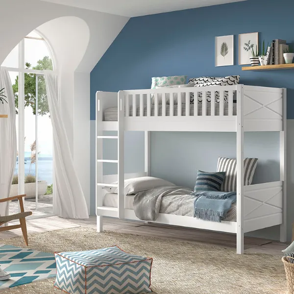 Lit superposé Scottie - blanc