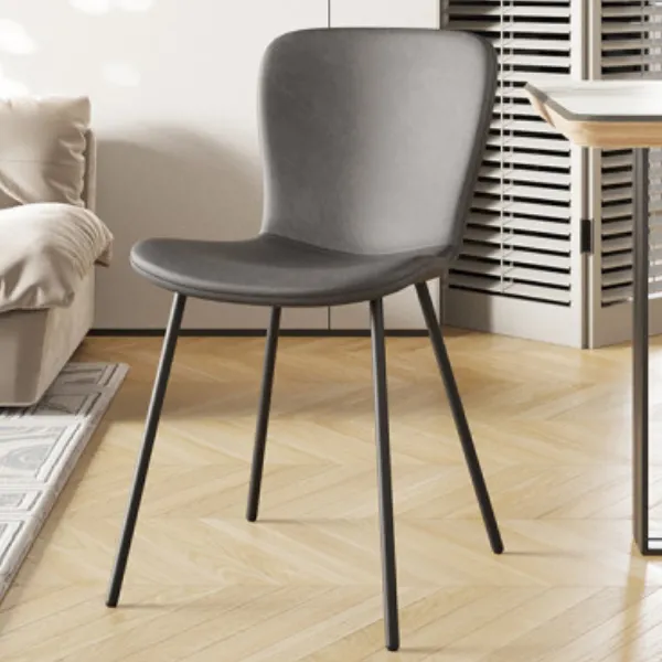 Chaise de salle à manger Suzanna-gris foncé