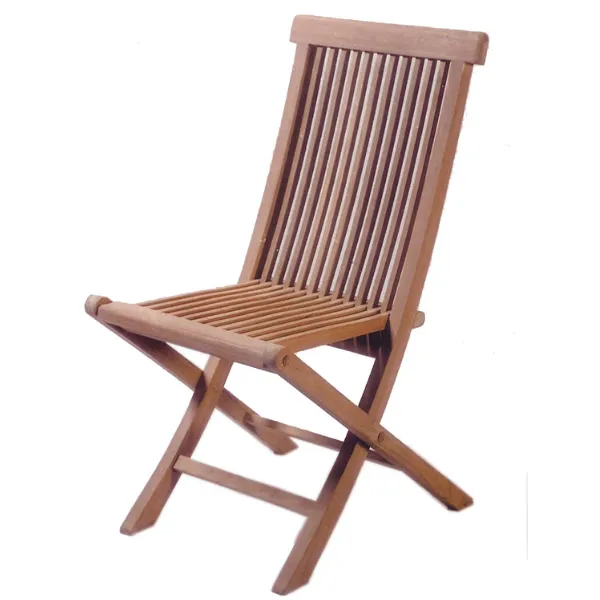 Chaise de jardin pliante Leni - bois teck