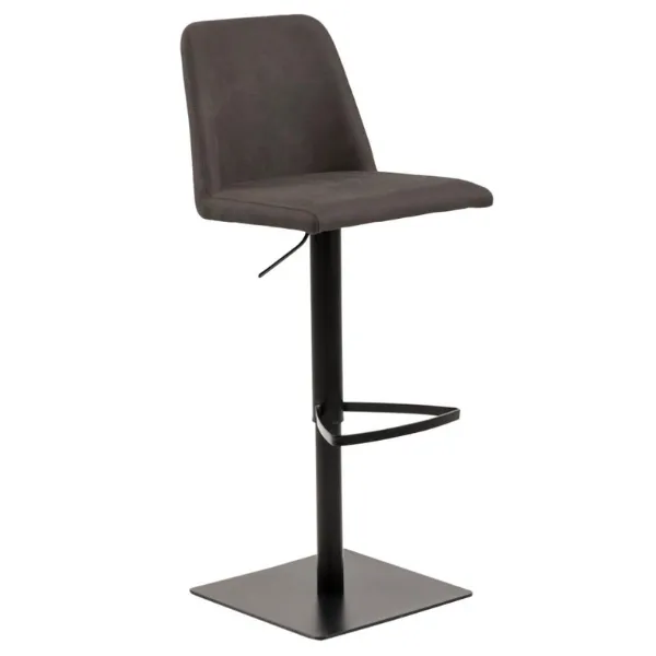 Tabouret de bar réglable Avanja - anthracite/noir