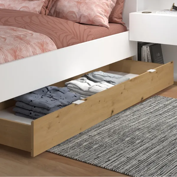 Parure de lit Stamp | 177.3 x 50.7 x 18.1 cm | Artisan Oak