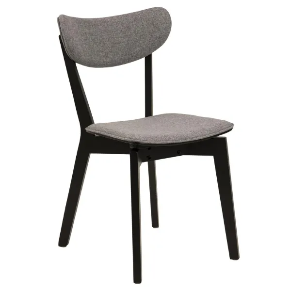 Chaise de salle à manger Roxby - gris/noir