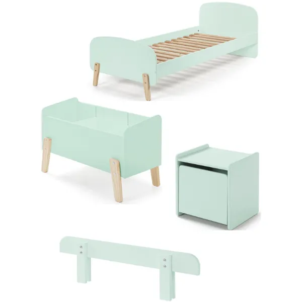 Combinaison de chambre d'enfant 3 Kiddy-vert menthe