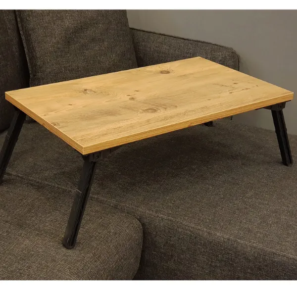 Gusto Bureau debout pour ordinateur portable | 100 % mélaminé | Pin Atlantique, blanc