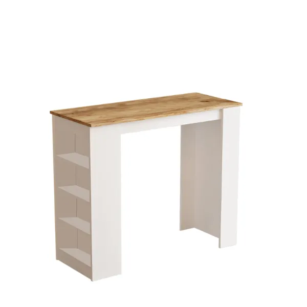 Locelso Bar Table 18mm | Atlantic Pine White