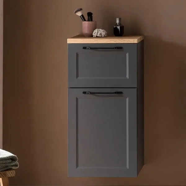 Meuble d'appoint Meran | 40 x 35 x 79 cm | Gris