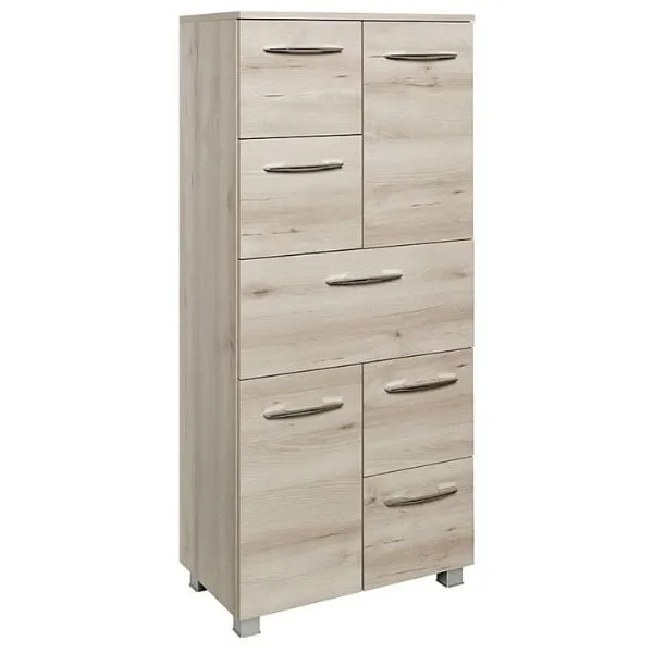 Armoire de rangement polyvalente Portofino | 60 x 35 x 130 cm | Beech design
