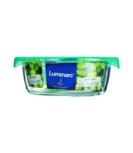 Boîte avec couvercle hermétique rond transparent verre trempé Ø 15,9 cm Keep'n Box Luminarc
