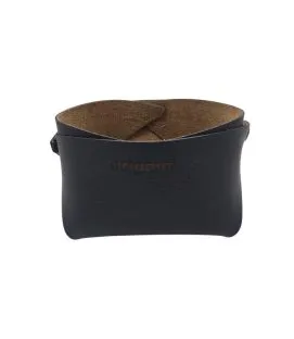 Panier carré noir PVC 13x13x8 cm Origami Sonolys