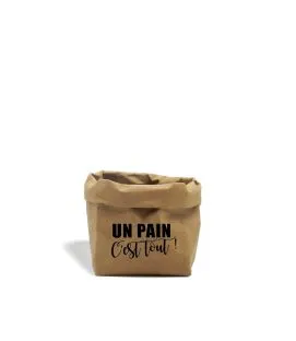 Corbeille à pain marron kraft 10 cm x 12 cm Kraft&you