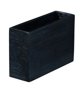 Pot rectangulaire bambou noir 12x4x8 cm Pro.mundi