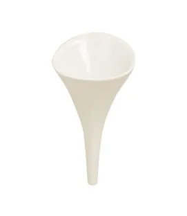 Cornet ivoire porcelaine vitrifiée Ø 10 cm Picked Rak