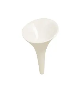 Cornet ivoire porcelaine vitrifiée Ø 9 cm Picked Rak