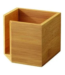 Distributeur de serviettes bambou 12x12x10 cm Pro.mundi