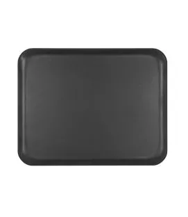 Plateau polyester noir 46x36 cm Poly Str Profil Mat 2 Platex