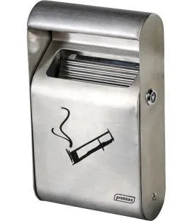 Cendrier mural inox 15 cm x 25 cm Probbax