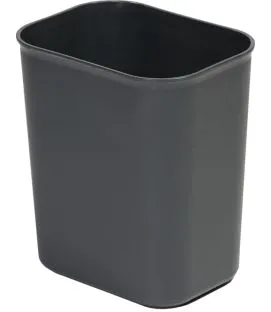 Corbeille résistante au feu gris anthracite 6,6 L 17 cm x 26 cm Probbax