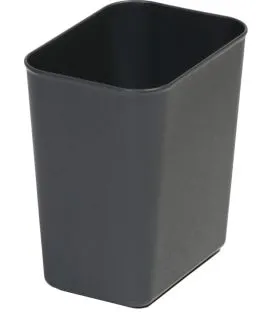 Corbeille résistante au feu gris anthracite 13,2 L 31,5 cm x 27,5 cm Probbax