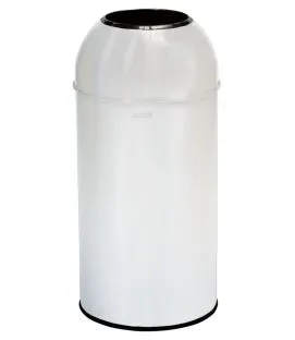 Collecteur dôme acier 40 L blanc Probbax