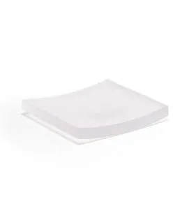 Porte savon carré blanc résine Nassau Foh