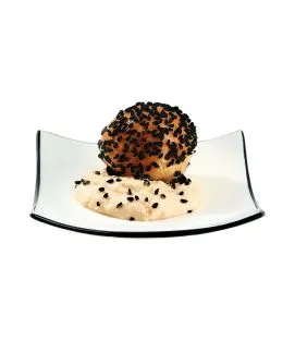 Coupelle carré ivoire porcelaine 9,2 cm Appetizer Arcoroc