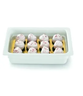 Bac ivoire porcelaine vitrifiée 32,5 cm Range Buffet Rak