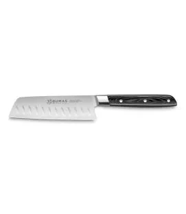 Couteau santoku 14 cm inox plastique unie Signature Micarta 32 Dumas