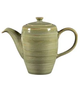 Cafetière avec couvercle Emerald porcelaine 35 cl Ø 8,8 cm Rakstone Spot Rak