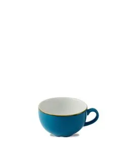 Tasse à cappuccino / thé Java Blue porcelaine vitrifiée 34 cl Ø 11 cm Stonecast Java Churchill